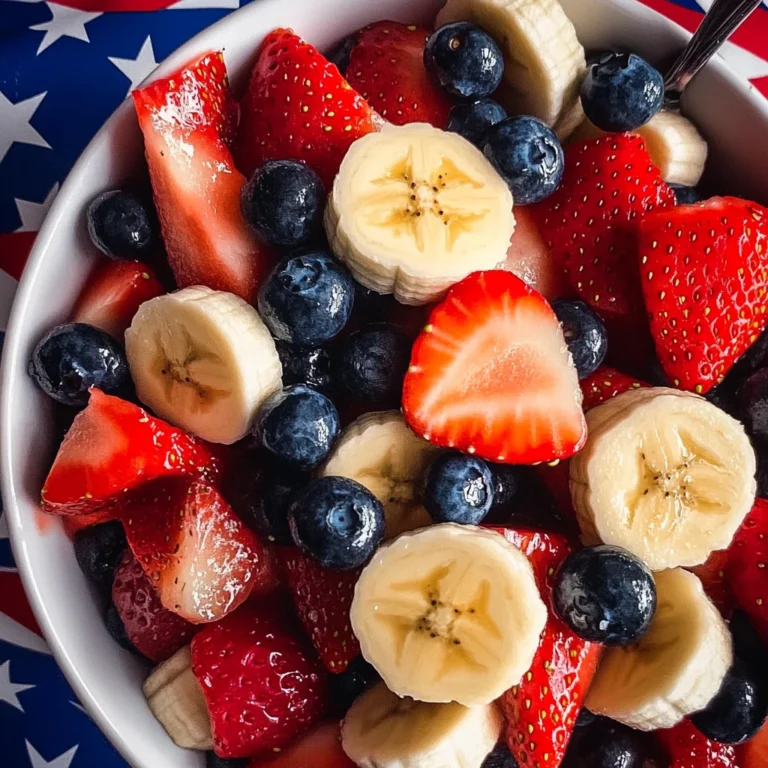 4th of July Fruit Salad