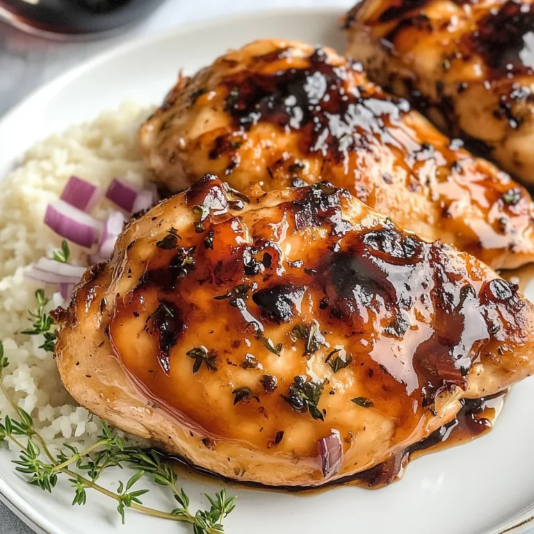 Apricot- Balsamic Chicken