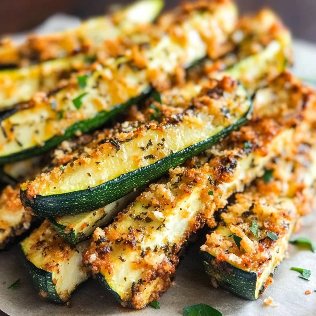 Baked Parmesan Zucchini Fries