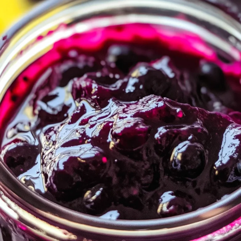 Blueberry Jam Recipe