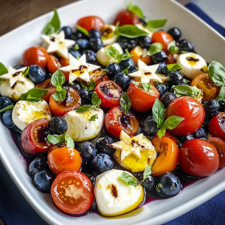 Blueberry Tomato Caprese