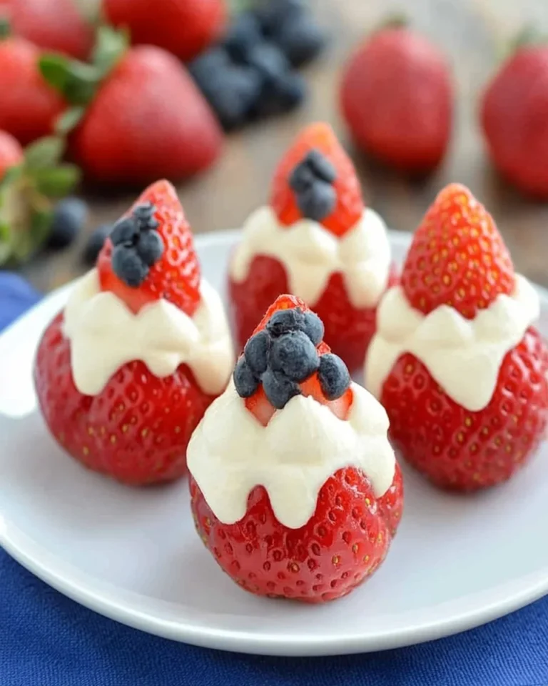Cheesecake Stuffed Strawberries