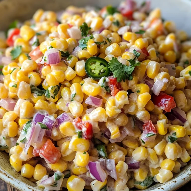 Creamy Corn Salad Recipe
