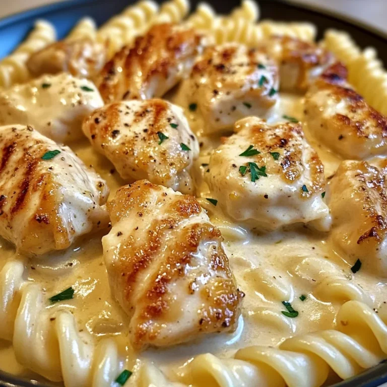 Creamy Garlic Butter Chicken And Rotini