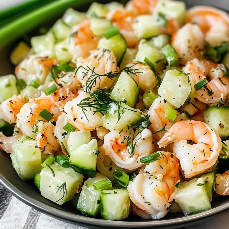 Cucumber Shrimp Salad