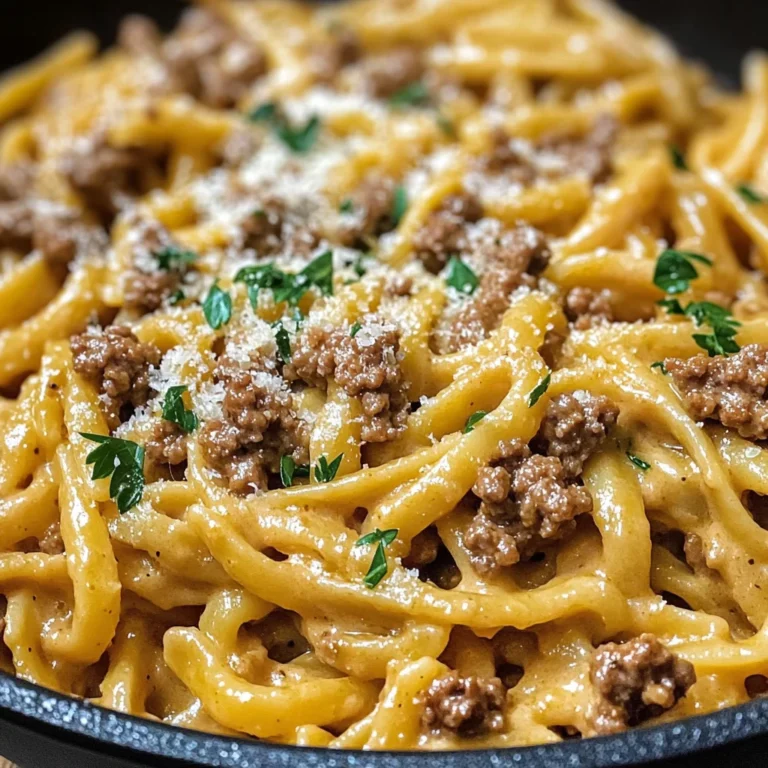 Easy One-pot Creamy Beef And Garlic Butter Pasta