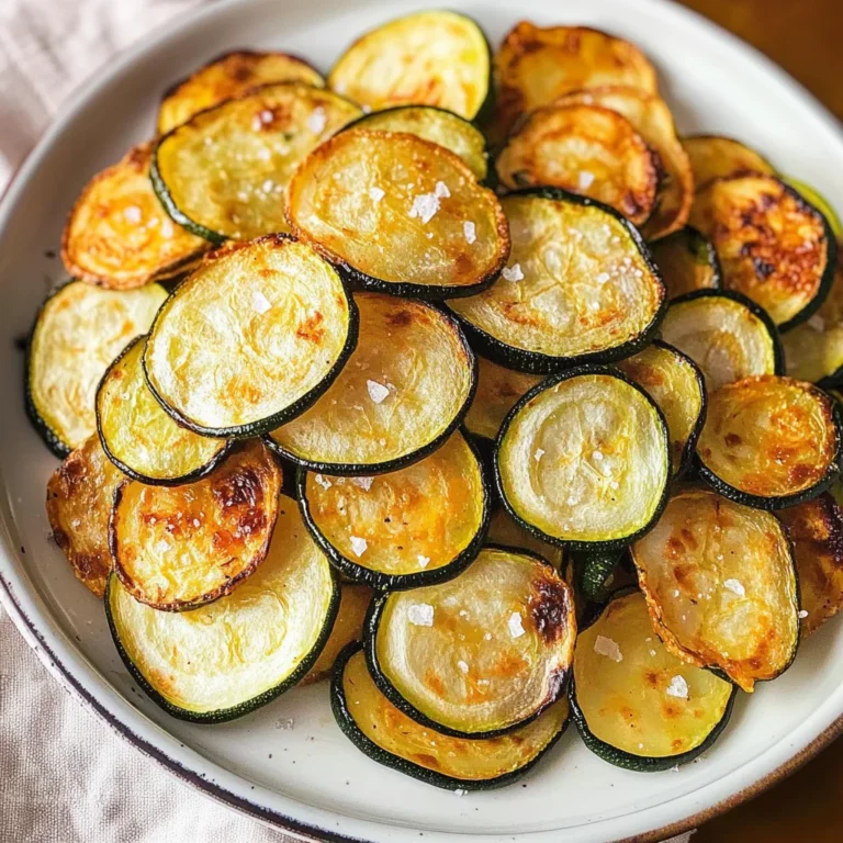 Easy Oven-Baked Zucchini Chips