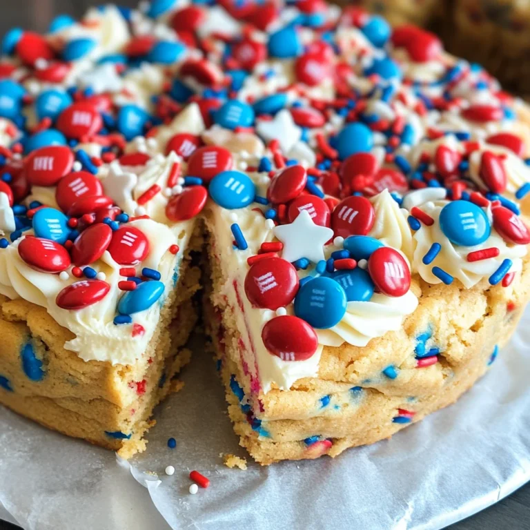 Fireworks Sugar Cookie Cake Recipe