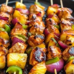 Hawaiian Chicken Kebabs