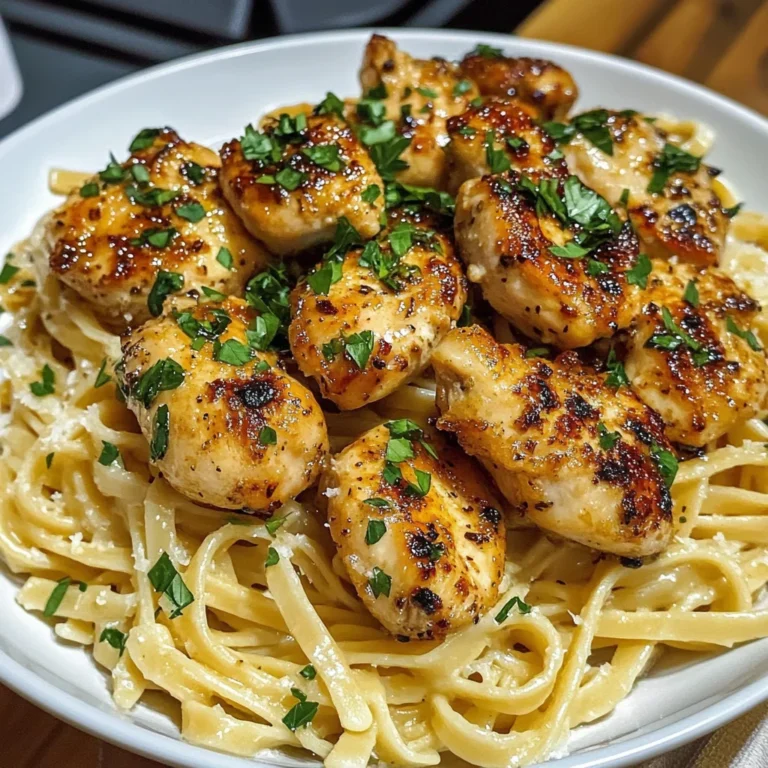 I Just Made This Lemon Garlic Butter Chicken Bites