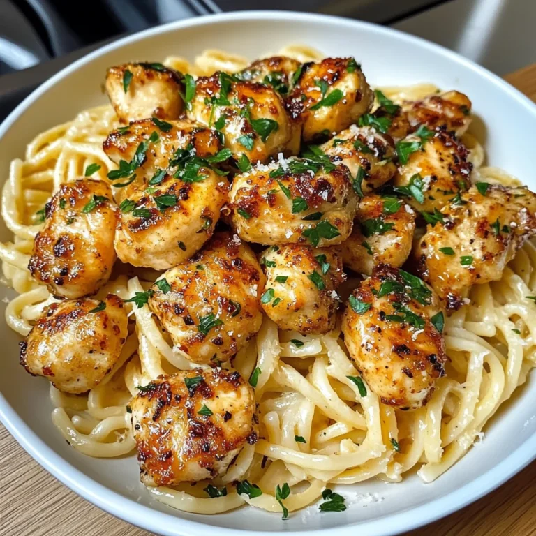 I Made Lemon Garlic Butter Chicken Bites