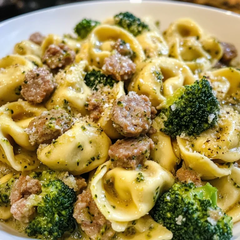Made This Creamy Garlic Parmesan Tortellini