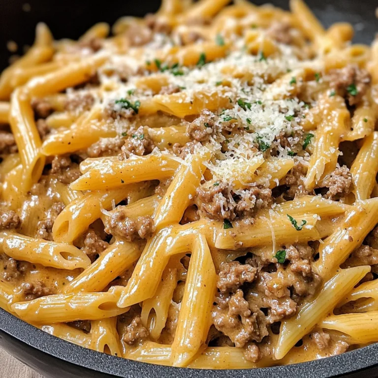 One-pot Creamy Beef And Garlic Butter Pasta