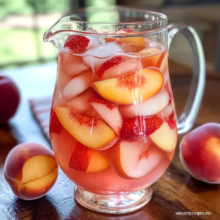 Peach Rosé Sangria