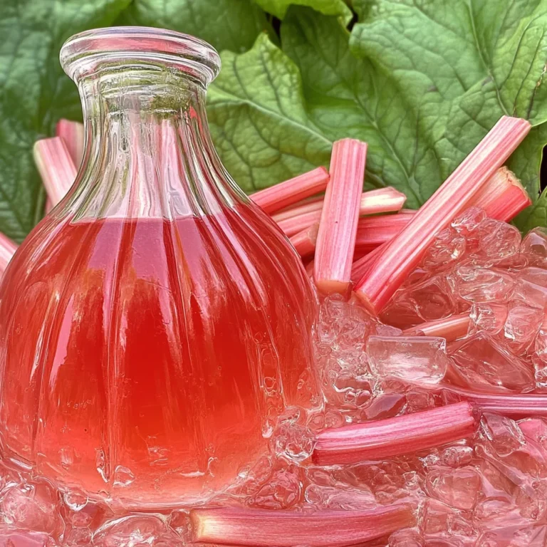 Rhubarb Liqueur