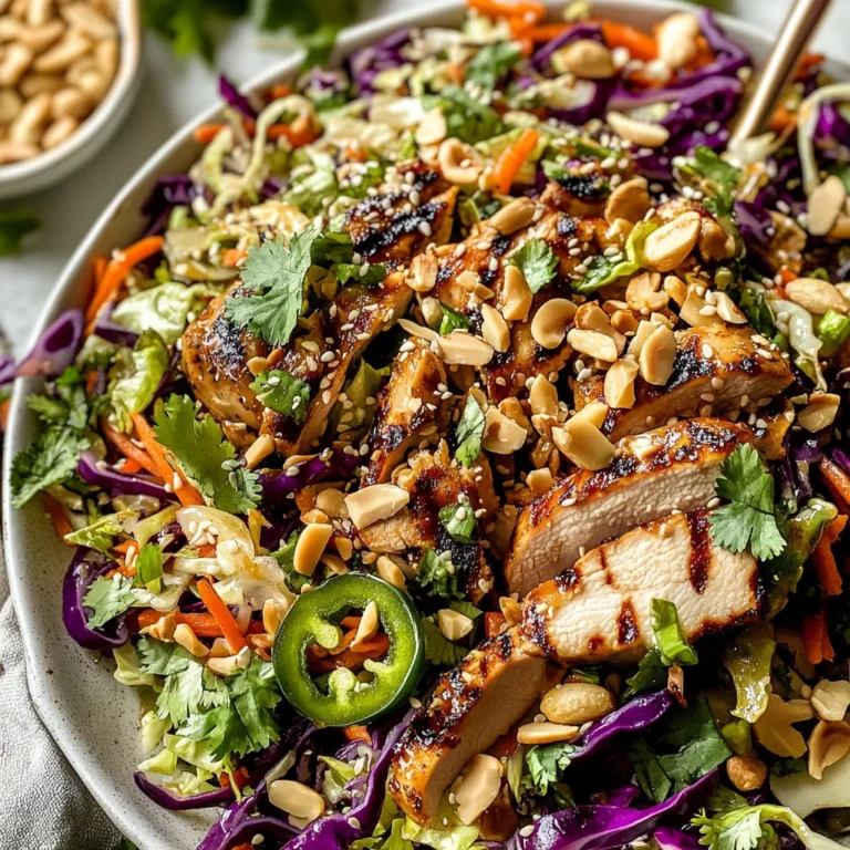 Sesame Chicken Cabbage Crunch Salad