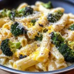 Skillet Ricotta Pasta With Roasted Broccoli