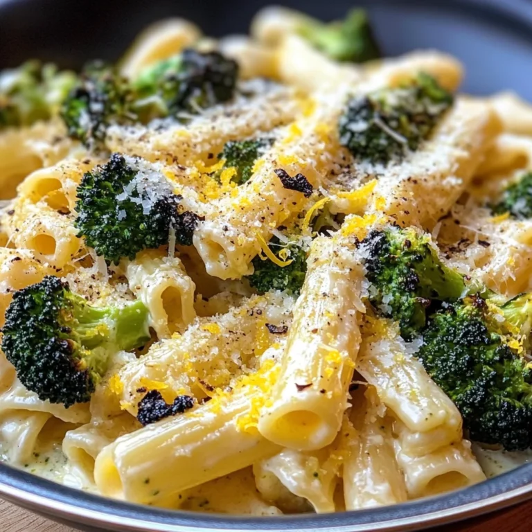 Skillet Ricotta Pasta With Roasted Broccoli