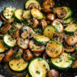 Skillet Zucchini and Mushrooms