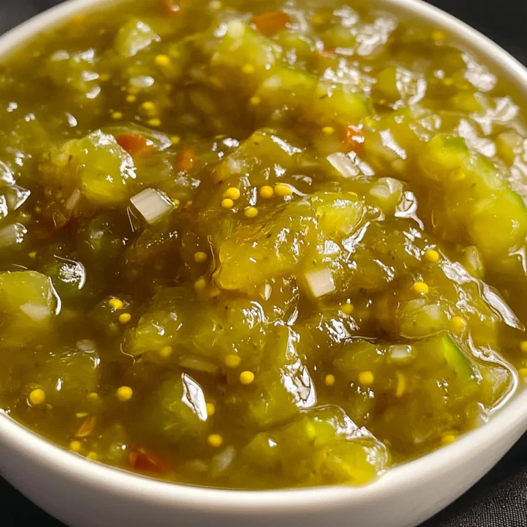 Sweet Pickle Relish Recipe