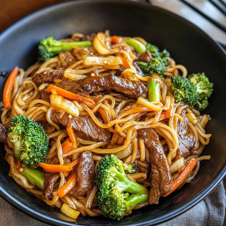 Beef Lo Mein Recipe
