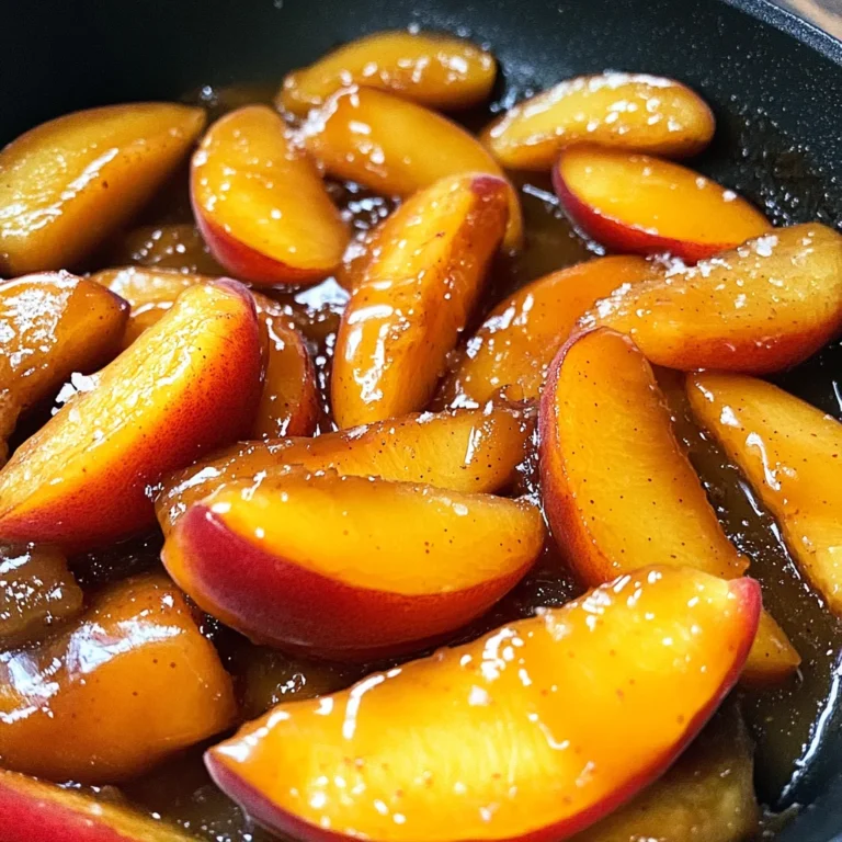 Caramelized Skillet Peaches