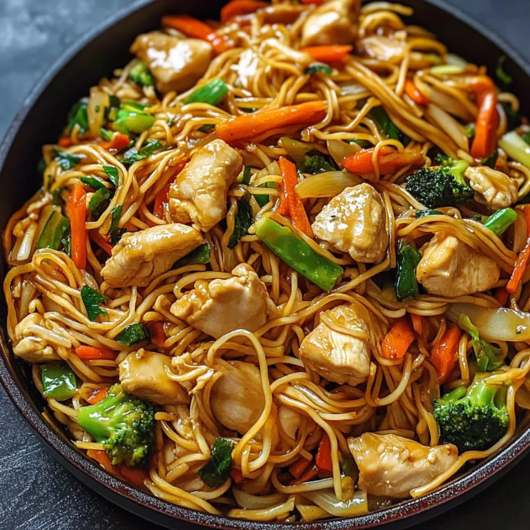 Chicken Chow Mein with the Best Chow Mein Sauce
