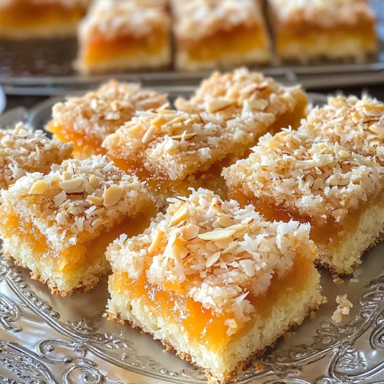 Coconut Apricot Bars Recipe