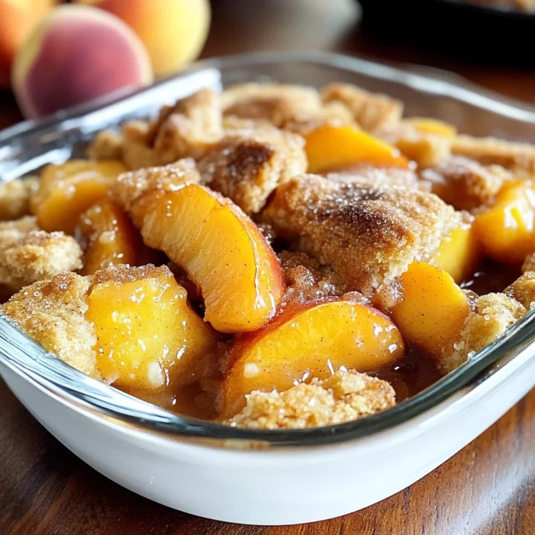 Fresh Peach Cobbler