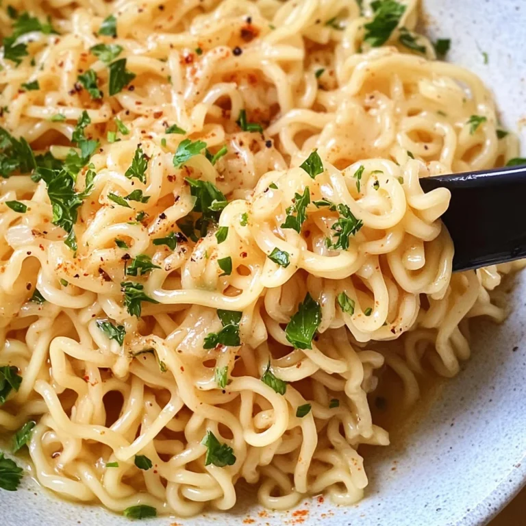 Garlic butter Ramen Noodles