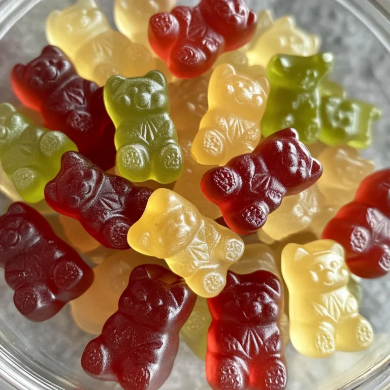 Healthy Vegan Gelatin Gummy Bears