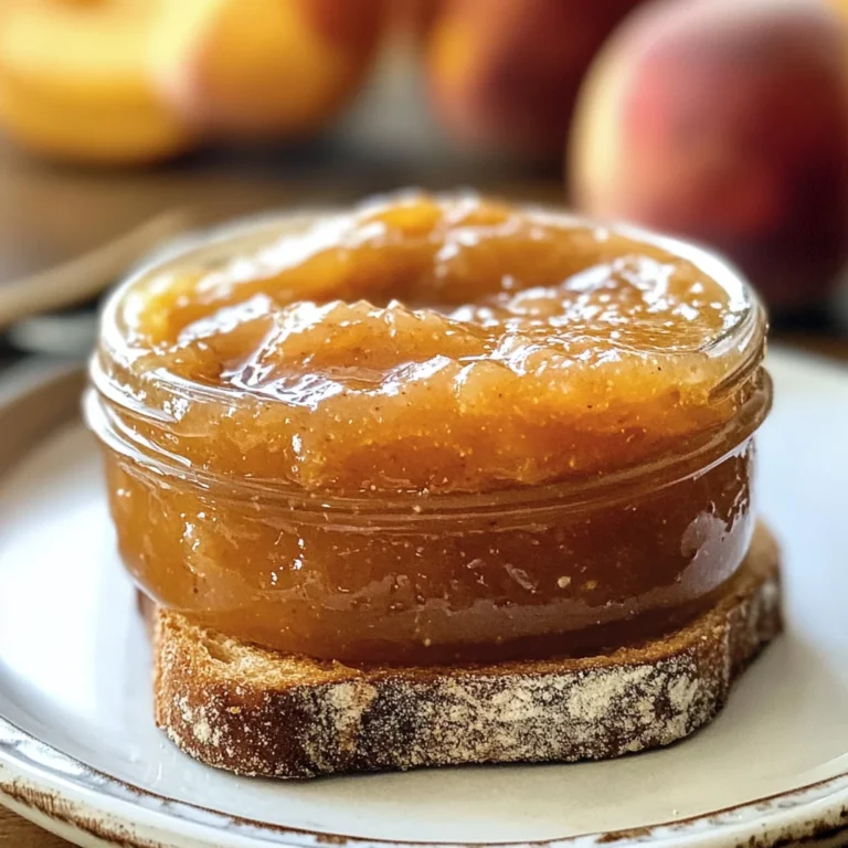Peach Butter Recipe