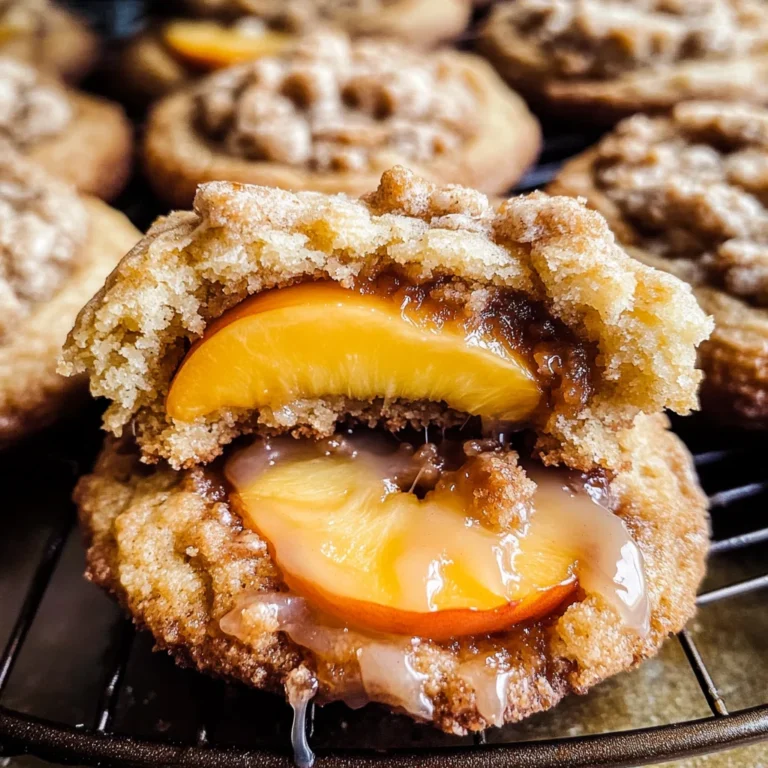 Peach Cobbler Cookies