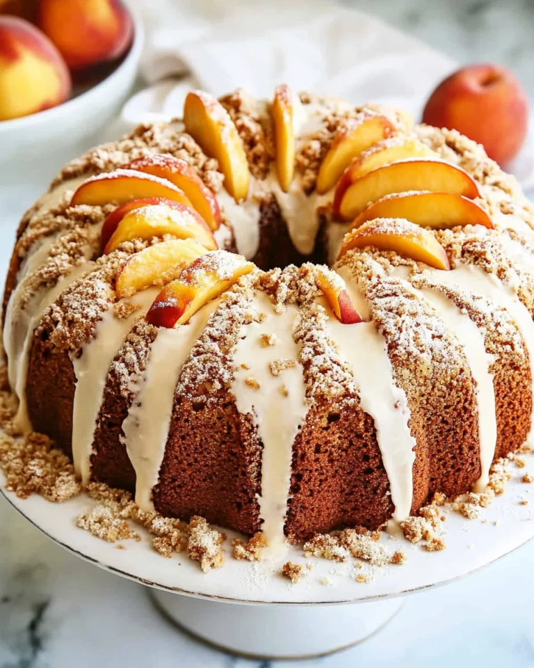Peach Cobbler Pound Cake