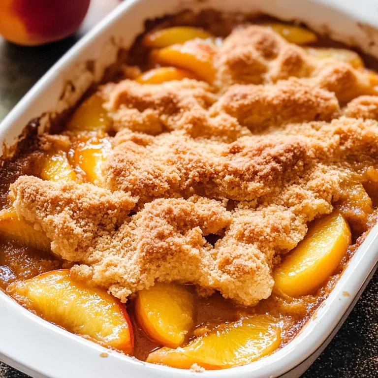 Peach Cobbler Recipe