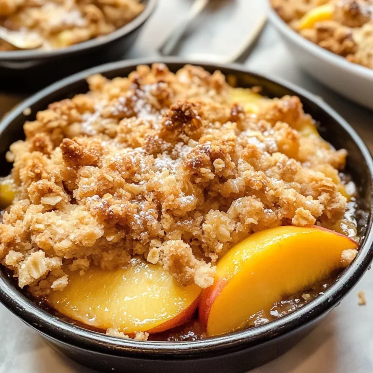 Peach Crisp