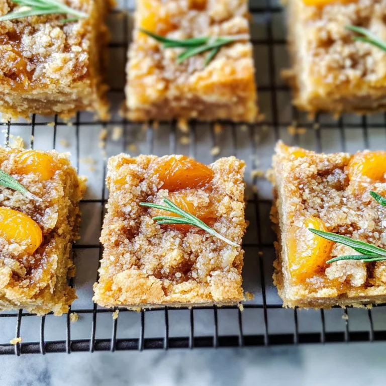 Rosemary Apricot Bars
