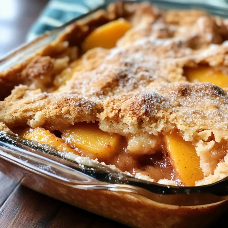 The Best Southern Peach Cobbler Recipe
