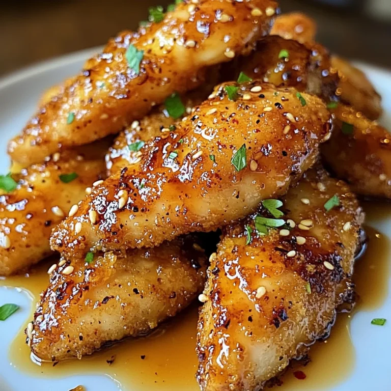 Air Fryer Honey Butter Garlic Chicken Tenders Recipe