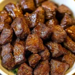 Air Fryer Juicy Steak Bites