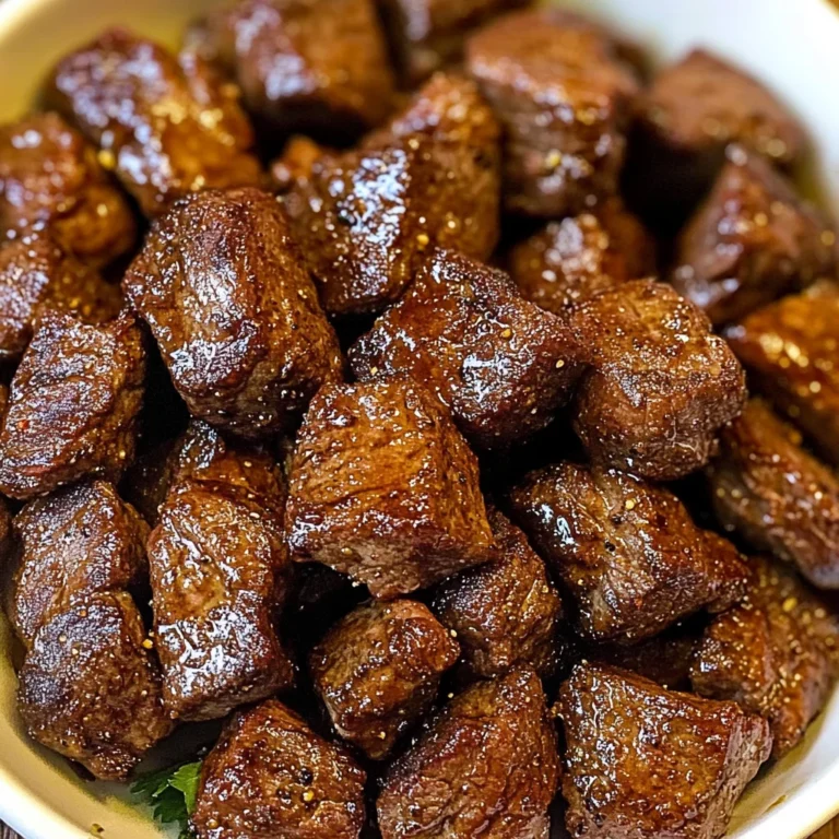 Air Fryer Juicy Steak Bites
