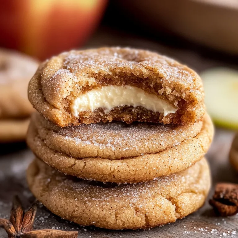 Apple Cider Cheesecake Cookies