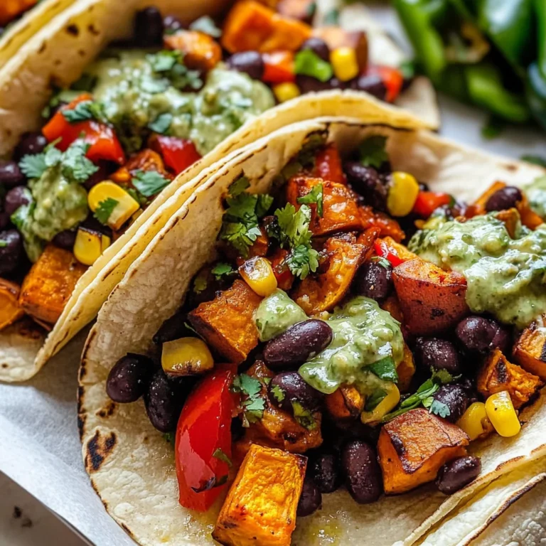 Black Bean Sweet Potato Tacos Recipe