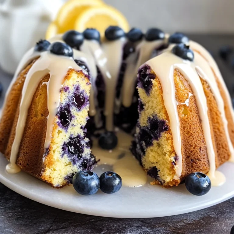 Blueberry Breakfast Bundt Cake