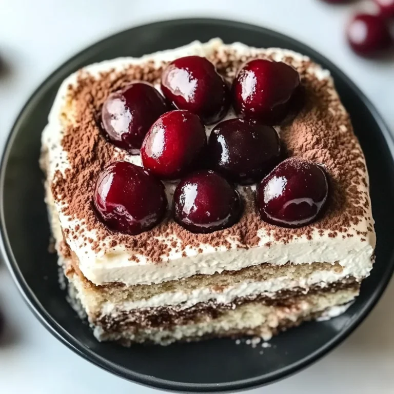 Cherry Amaretto Tiramisu