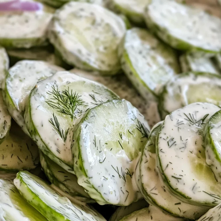 Creamy Cucumber Salad