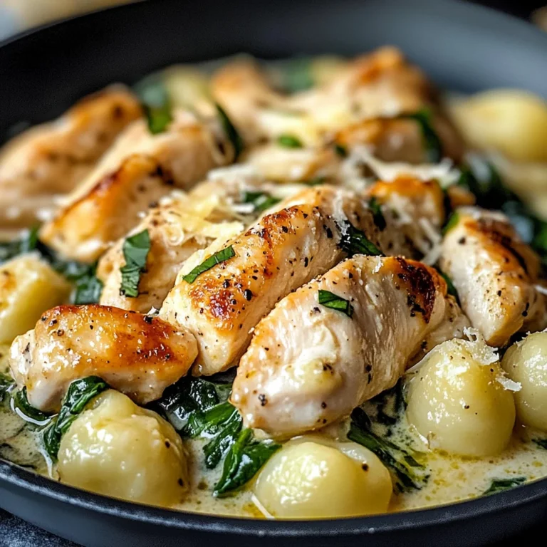 Creamy Garlic Chicken Gnocchi Skillet