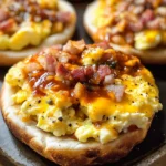English Muffin Breakfast Pizzas