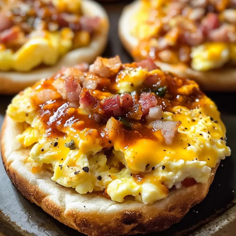 English Muffin Breakfast Pizzas