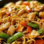 Garlic Chicken Lo Mein
